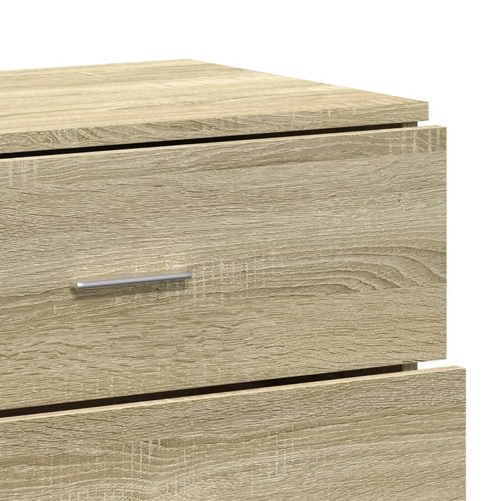 Skänkar 2 St Sonoma-Ek 60X39X80 Cm Konstruerat Trä