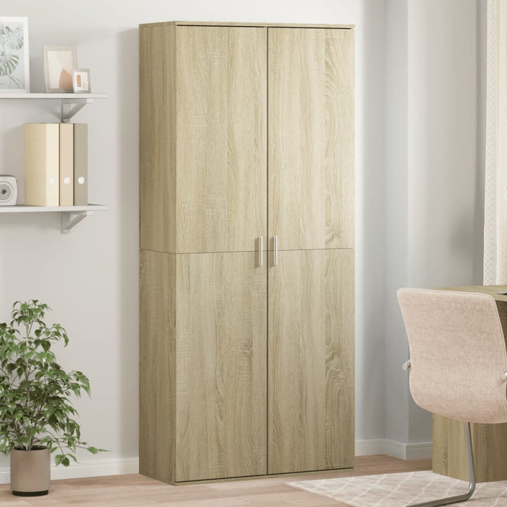 Högskåp 80X35X180 Cm Konstruerat Trä