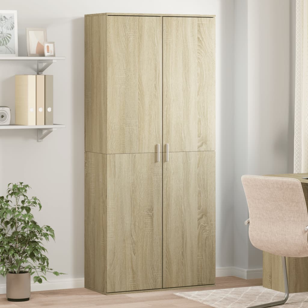 Högskåp 80X35X180 Cm Konstruerat Trä