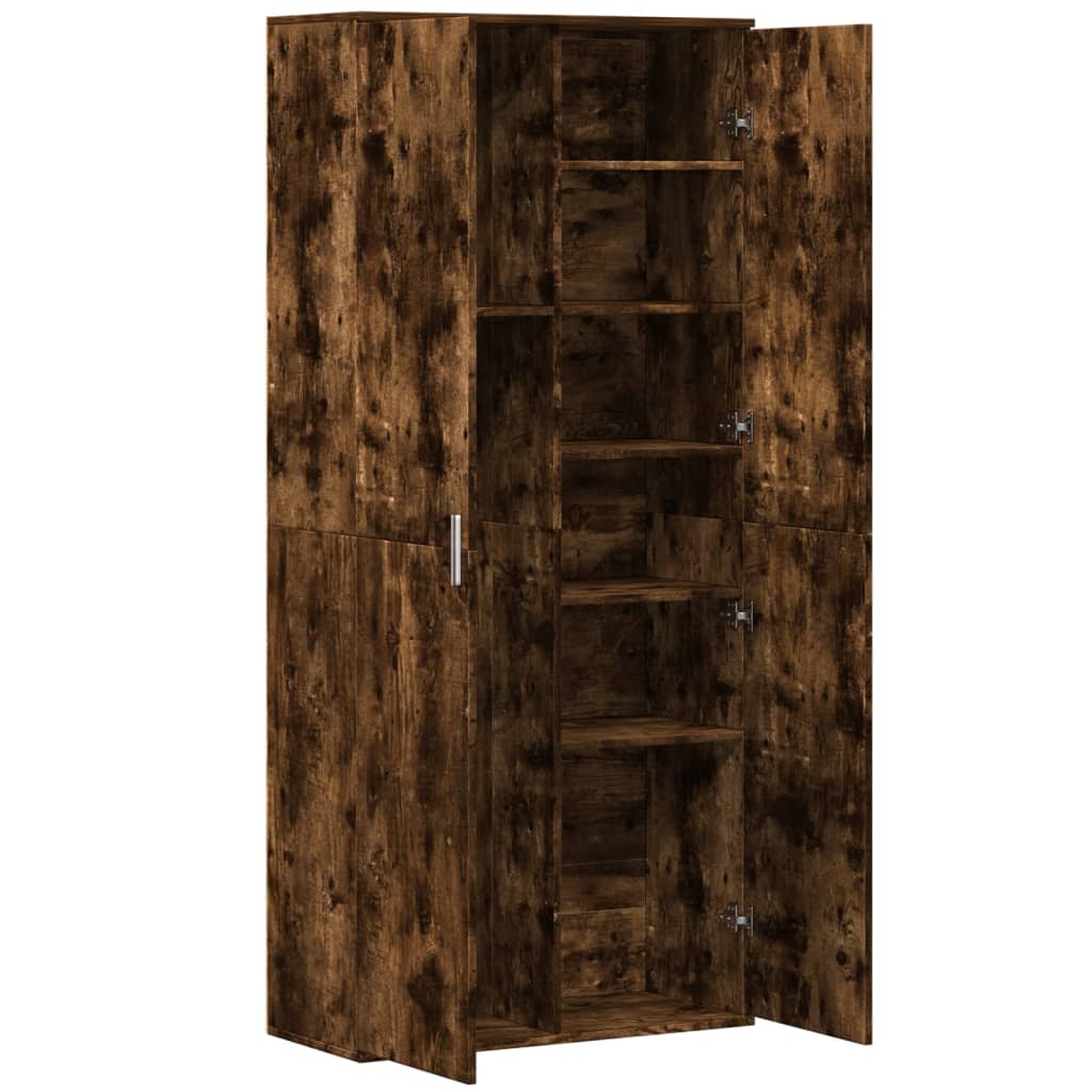 Högskåp 80X35X180 Cm Konstruerat Trä
