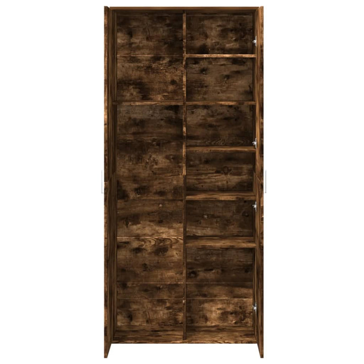 Högskåp 80X35X180 Cm Konstruerat Trä