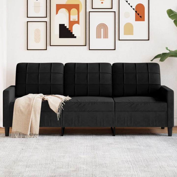 3-Sitssoffa Sammet