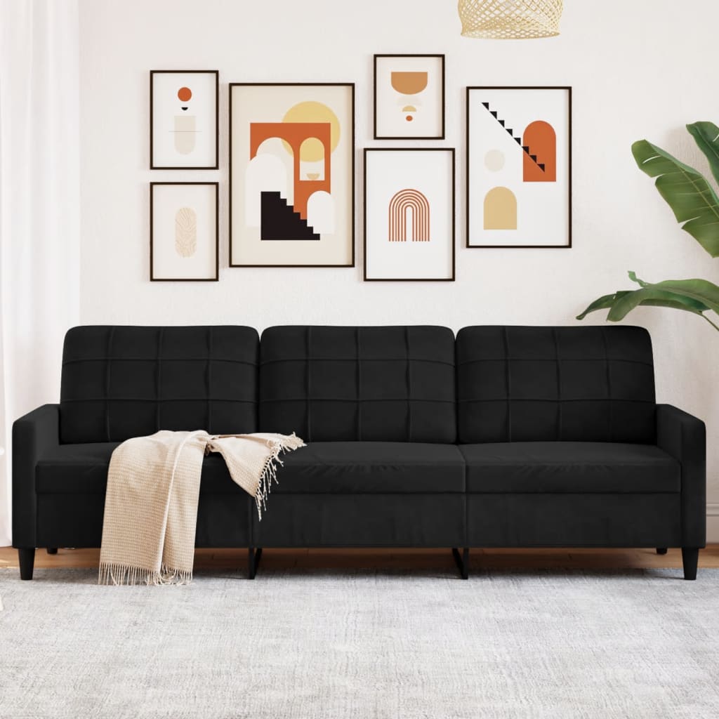 3-Sitssoffa Sammet