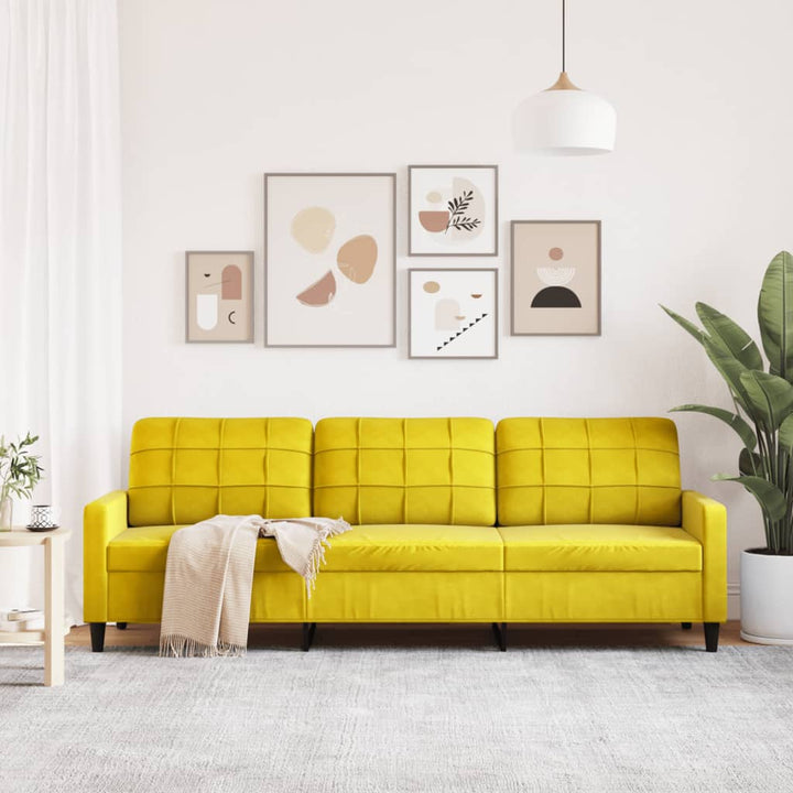3-Sitssoffa Sammet
