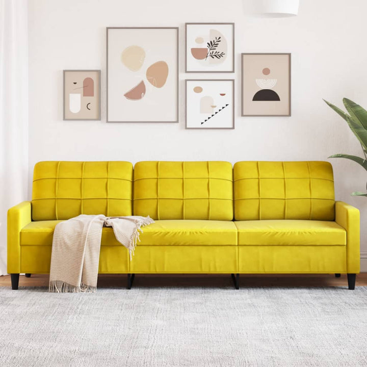 3-Sitssoffa Sammet