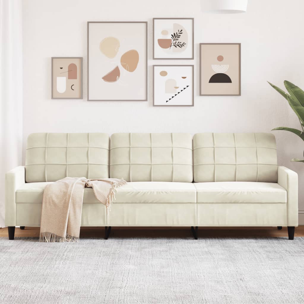 3-Sitssoffa Sammet
