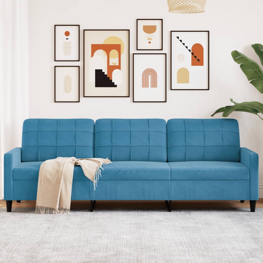 3-Sitssoffa Sammet