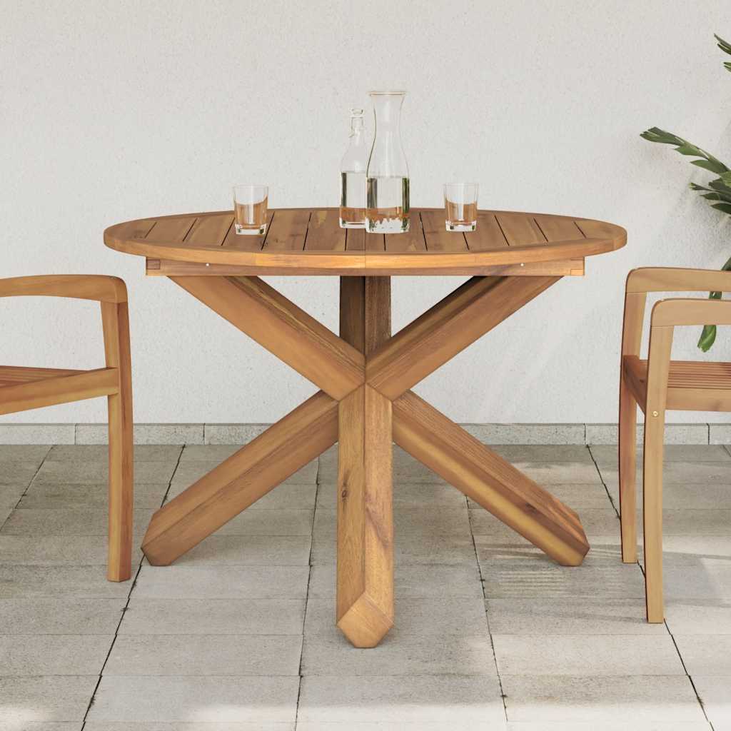 Trädgårdsbord Ø Massiv Teak