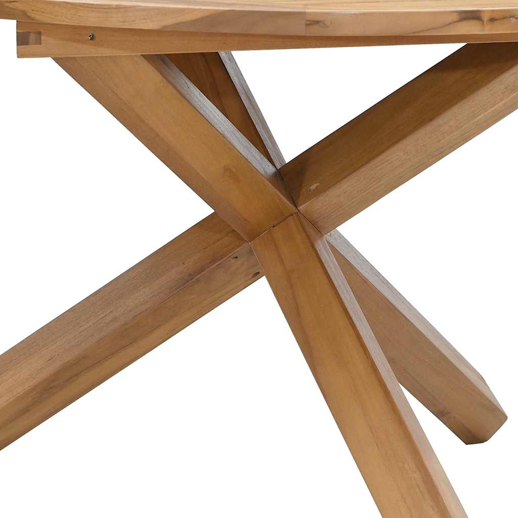 Trädgårdsbord Ø Massiv Teak