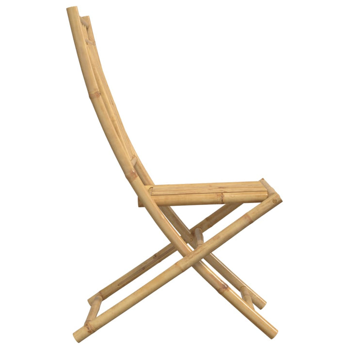 Hopfällbara Trädgårdsstolar 8 St 46X66X99 Cm Bambu