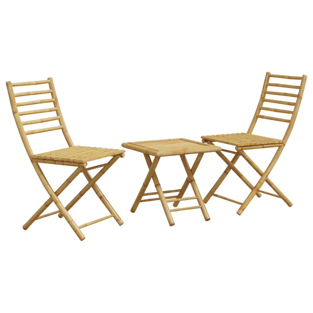 Caféset 3 Delar Bambu