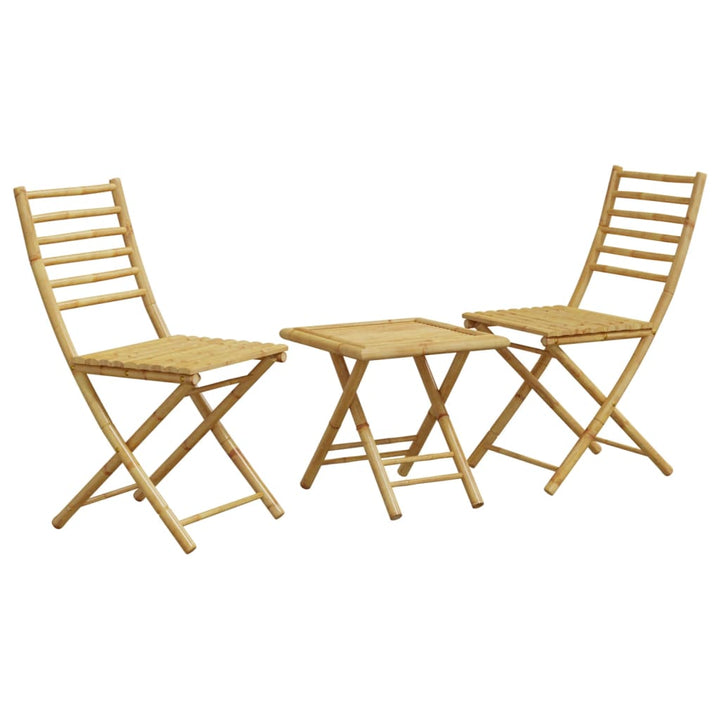 Caféset 3 Delar Bambu