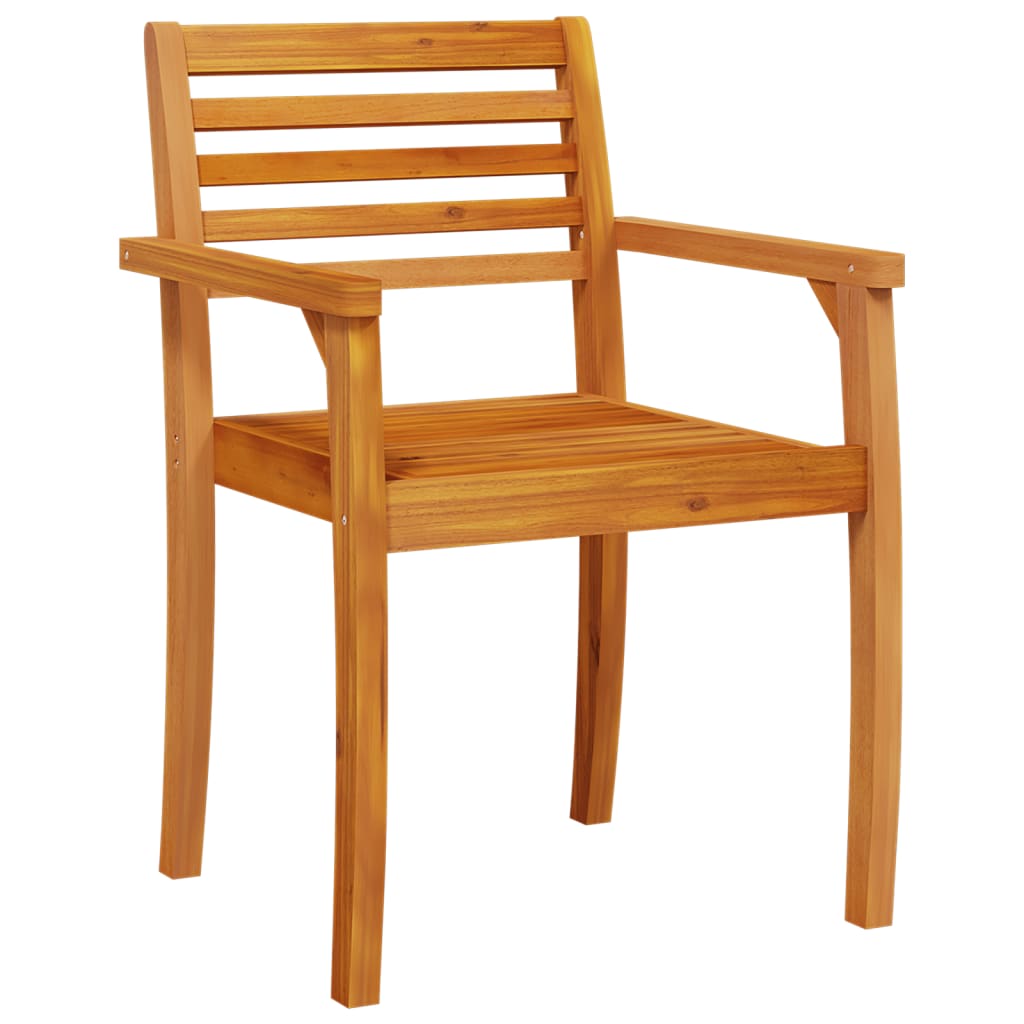 Trädgårdsstolar 4 St 59X55X85 Cm Massivt Akaciaträ