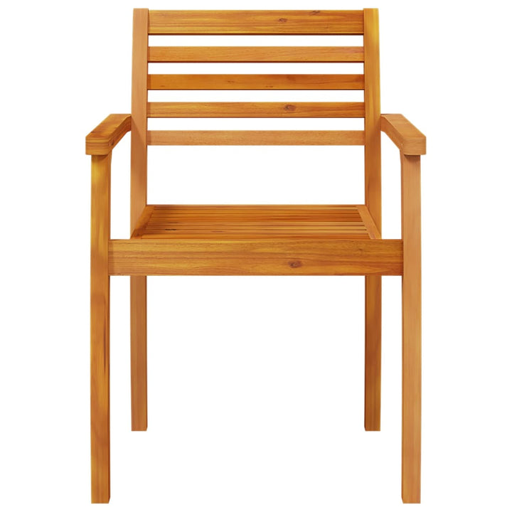 Trädgårdsstolar 4 St 59X55X85 Cm Massivt Akaciaträ