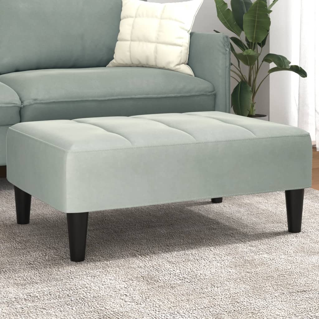 Fotpall 77X55X31 Cm Sammet