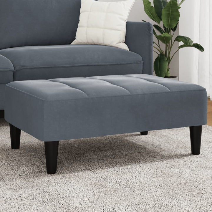 Fotpall 77X55X31 Cm Sammet