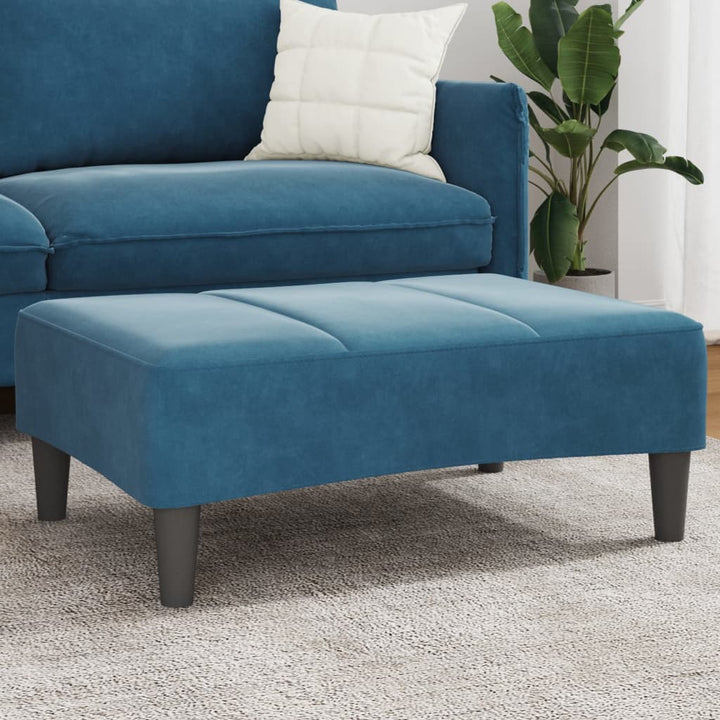 Fotpall 77X55X31 Cm Sammet