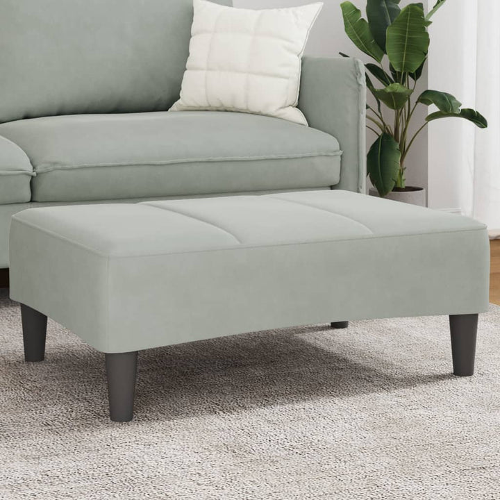 Fotpall 77X55X31 Cm Sammet