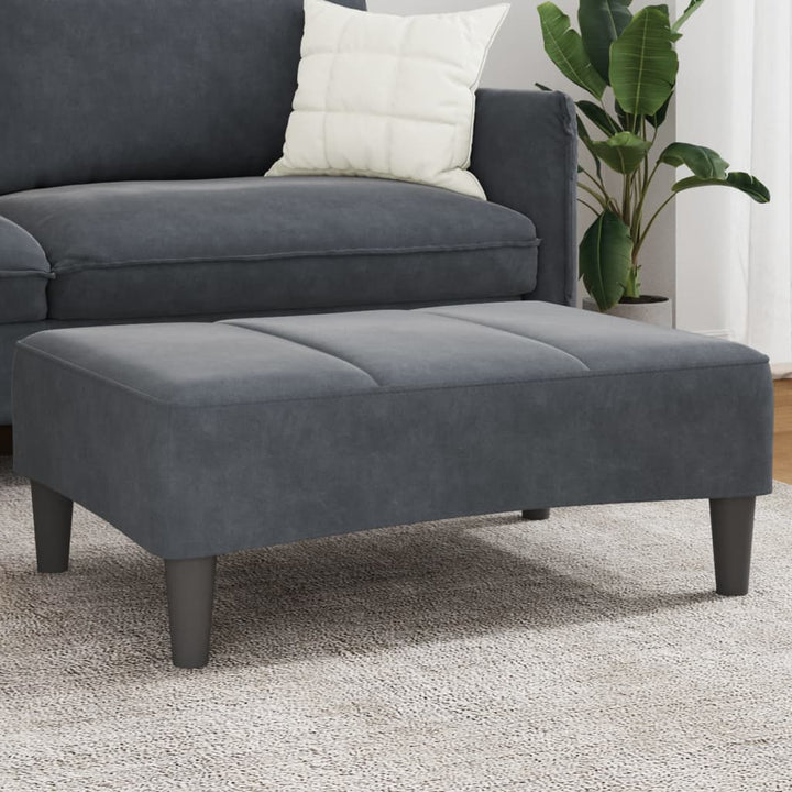 Fotpall 77X55X31 Cm Sammet