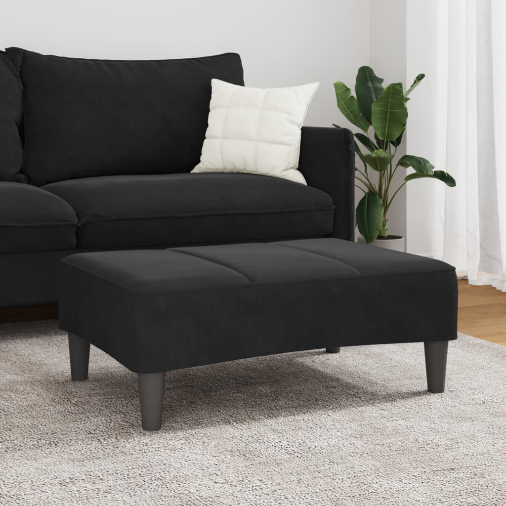 Fotpall 77X55X31 Cm Sammet