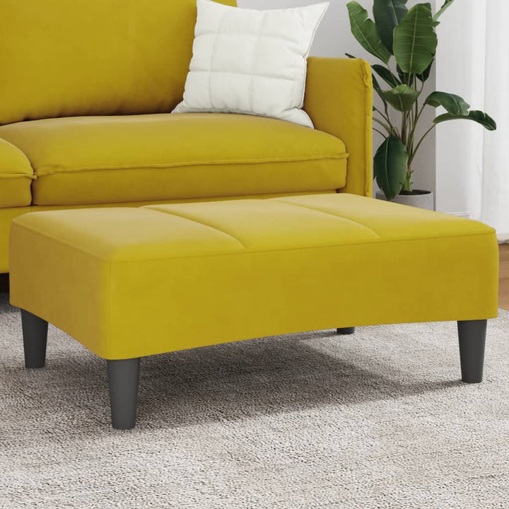 Fotpall 77X55X31 Cm Sammet