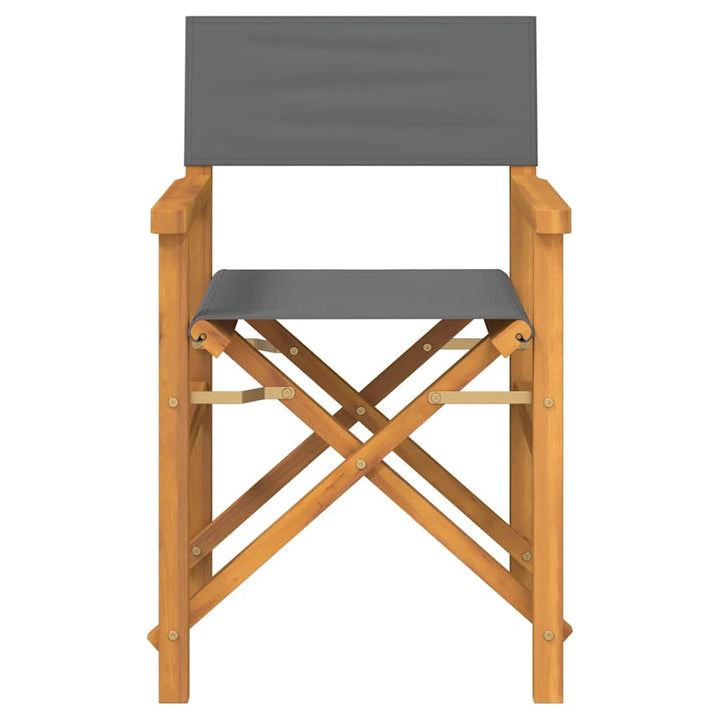 Regissörsstolar 2 St Massiv Teak