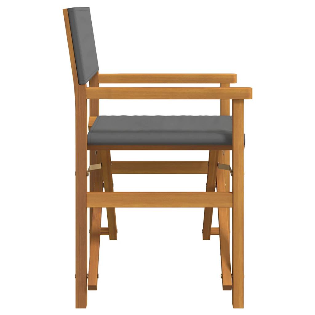 Regissörsstolar 2 St Massiv Teak