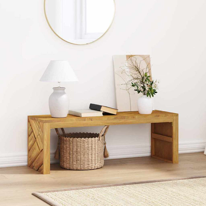 Soffbord 110X35X38 Cm Massiv Teak
