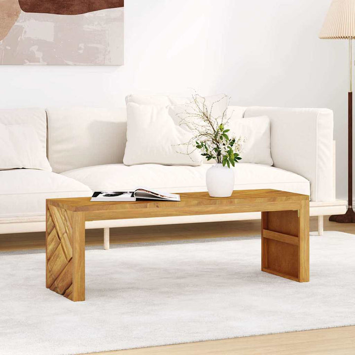 Soffbord 110X35X38 Cm Massiv Teak