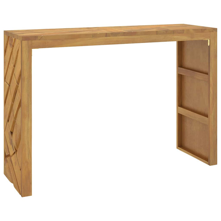 Avlastningsbord 110X35X75 Cm Massiv Teak