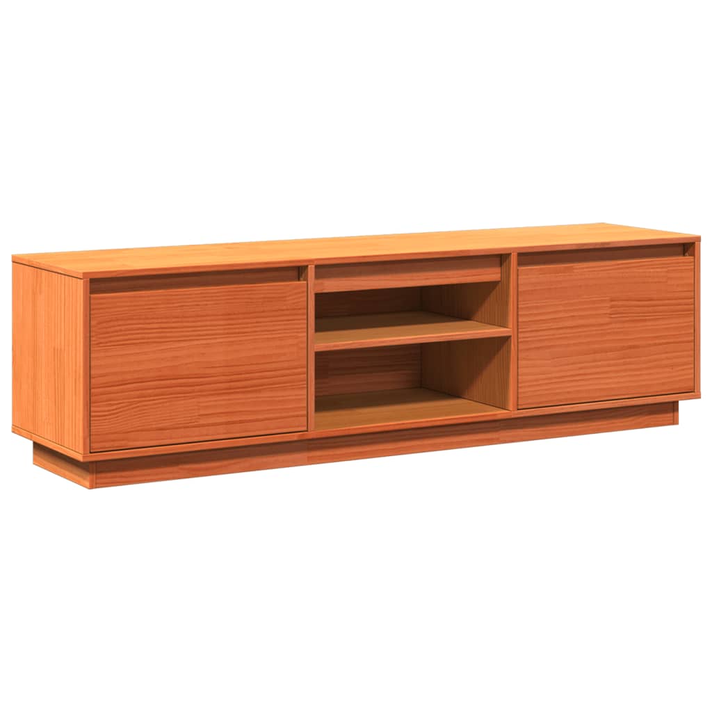 Tv-Bänk 140X35X40 Cm Massiv Furu