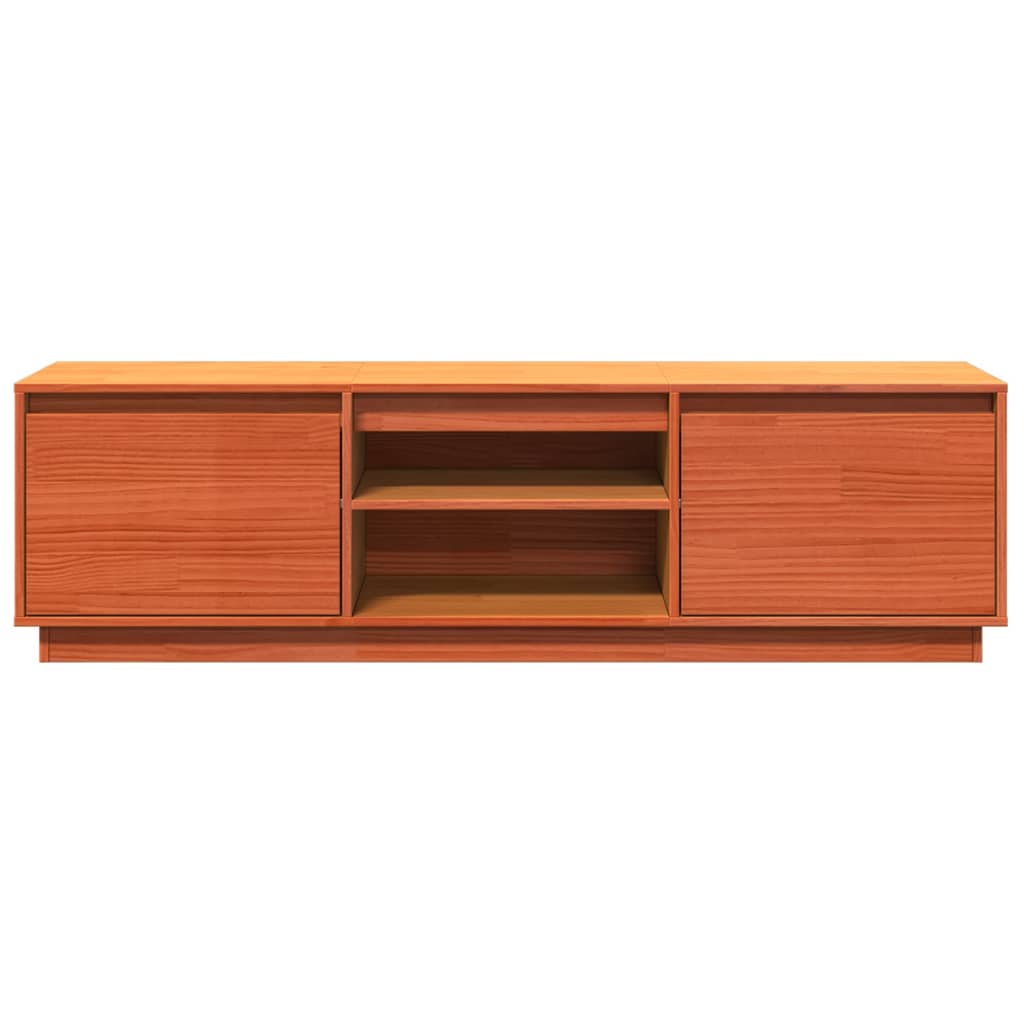 Tv-Bänk 140X35X40 Cm Massiv Furu
