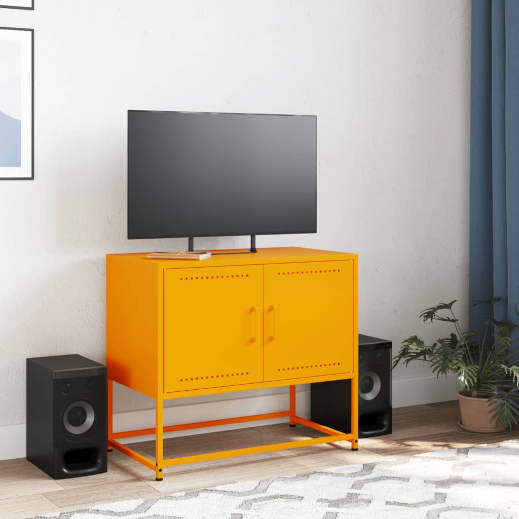 Tv-Skåp Senaps 68,5X39X60,5 Cm Stål