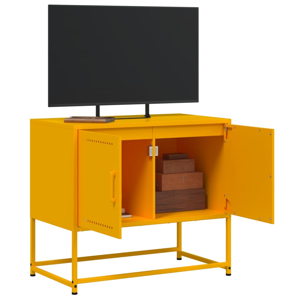 Tv-Skåp Senaps 68,5X39X60,5 Cm Stål