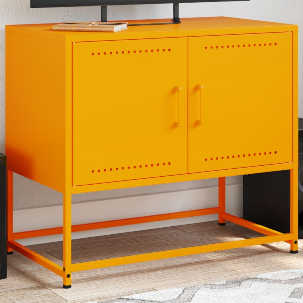 Tv-Skåp Senaps 68,5X39X60,5 Cm Stål