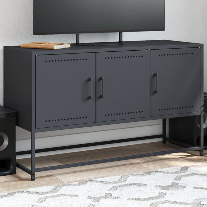 Tv-Skåp 100,5X39X60,5 Cm Stål