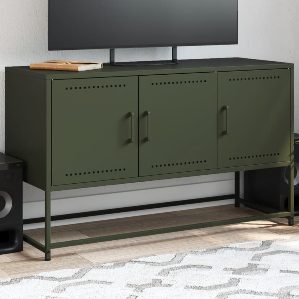 Tv-Skåp 100,5X39X60,5 Cm Stål