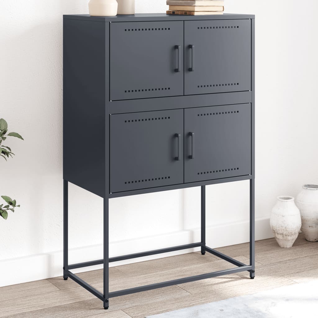 Skänk 68,5X38,5X107 Cm Stål