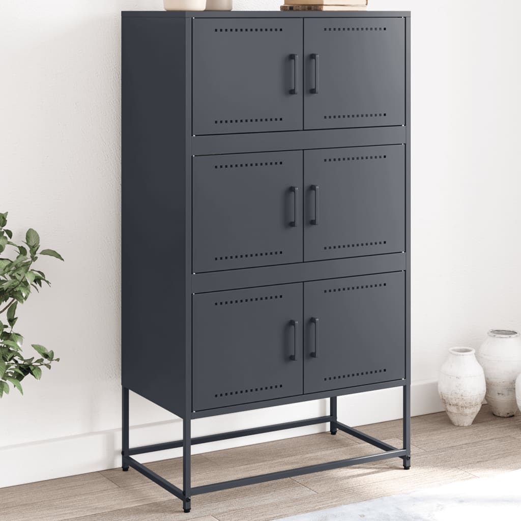 Skänk 68,5X38,5X123,5 Cm Stål