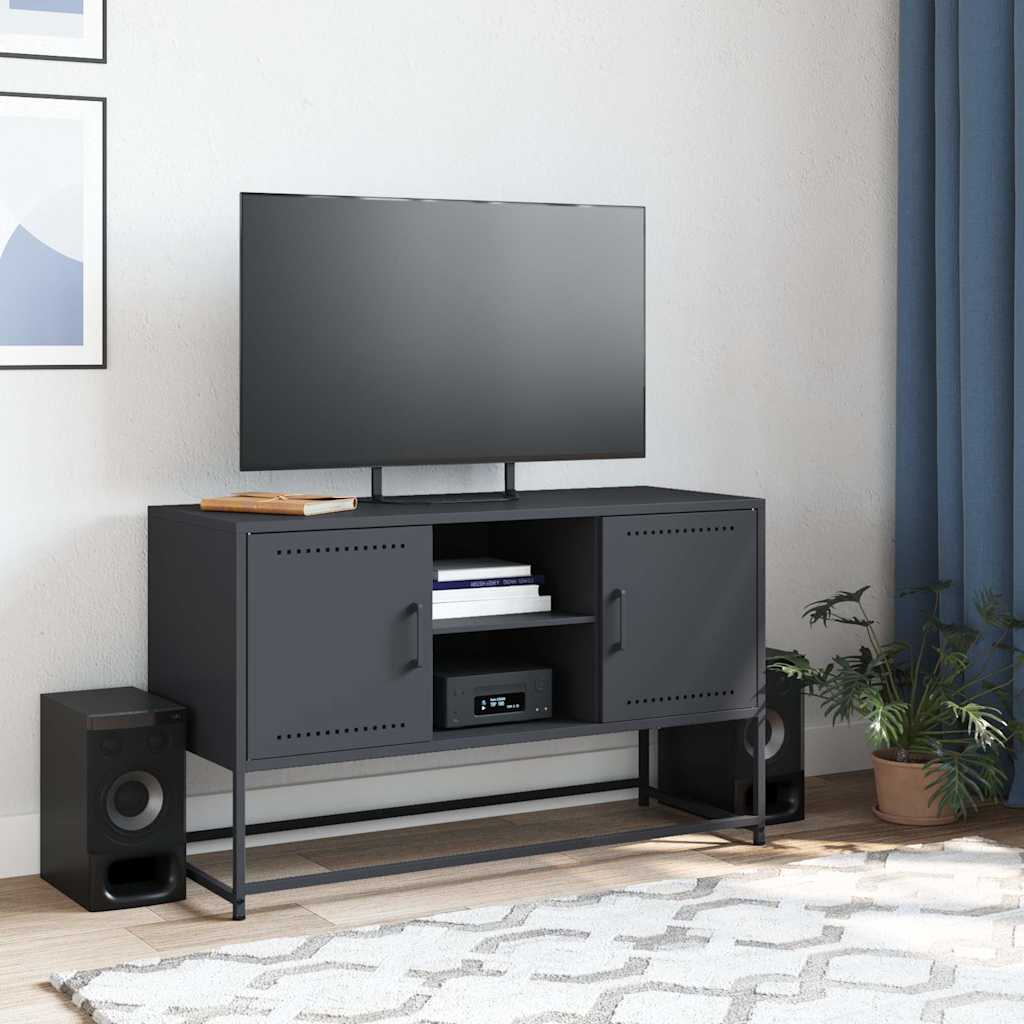 Tv-Skåp 100,5X39X60,5 Cm Stål