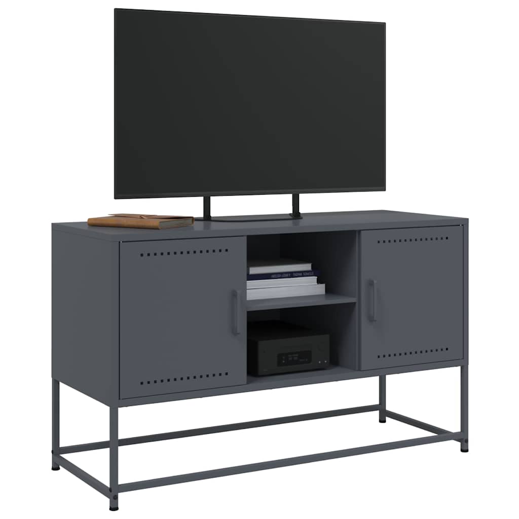 Tv-Skåp 100,5X39X60,5 Cm Stål