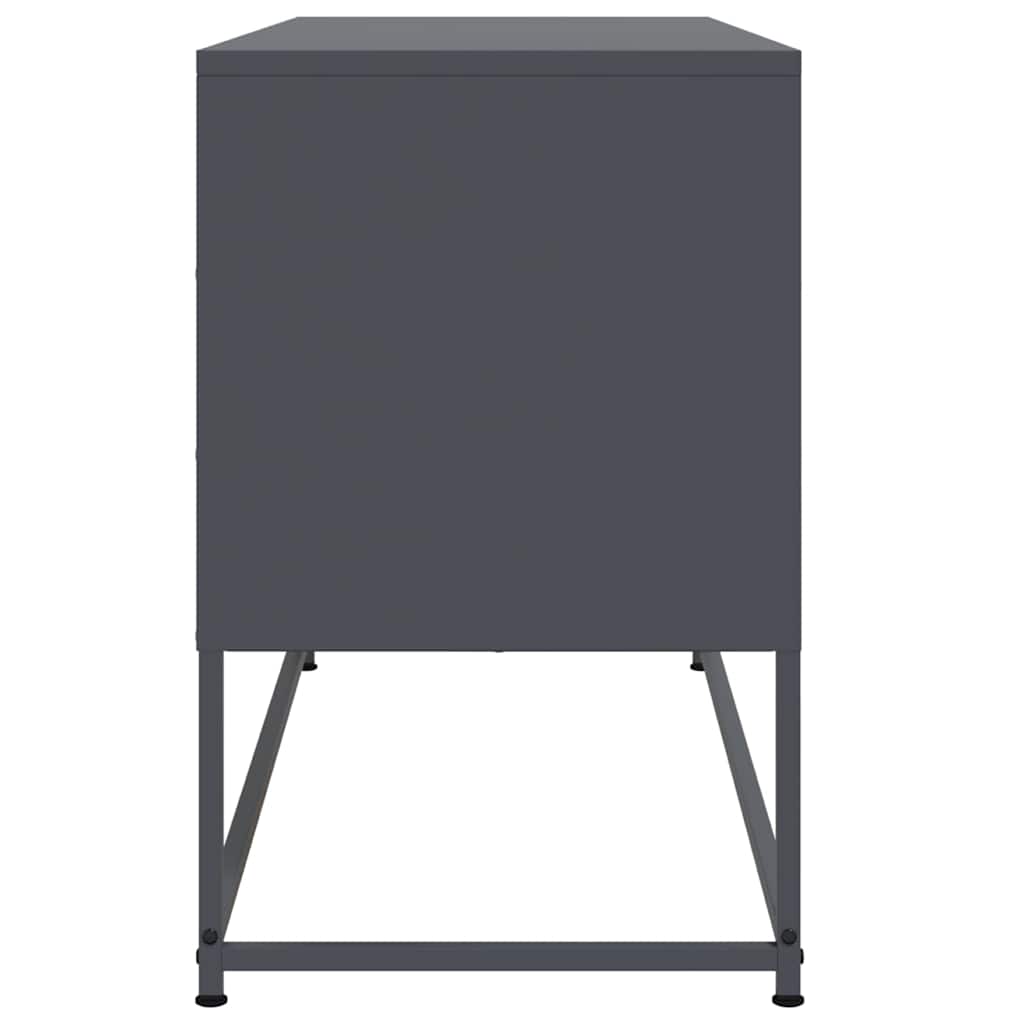 Tv-Skåp 100,5X39X60,5 Cm Stål
