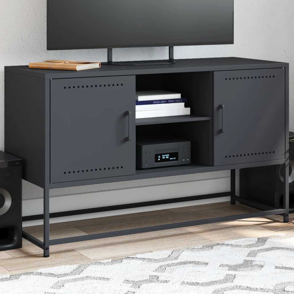 Tv-Skåp 100,5X39X60,5 Cm Stål