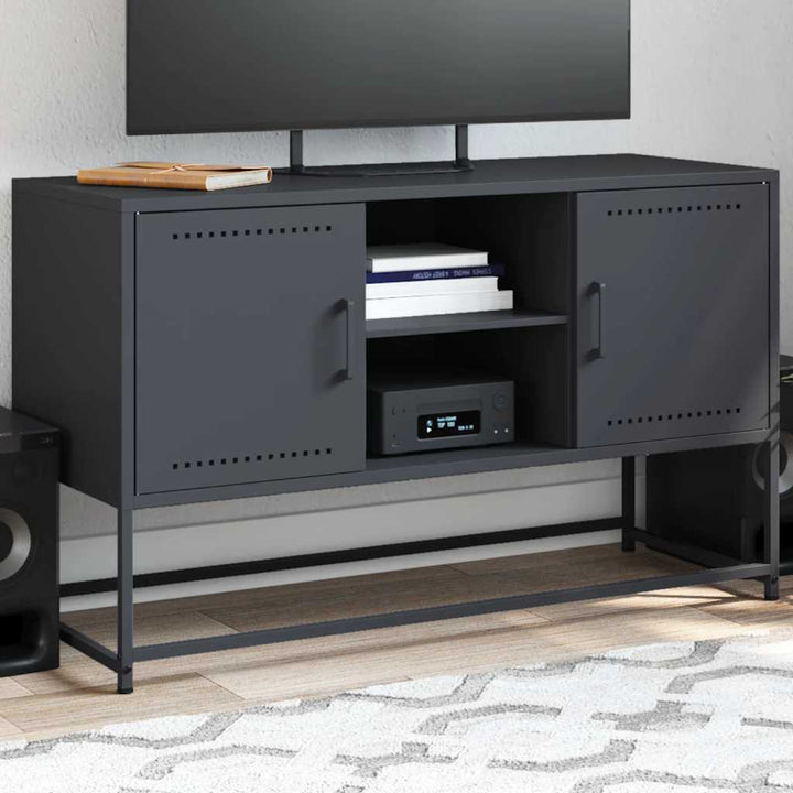 Tv-Skåp 100,5X39X60,5 Cm Stål
