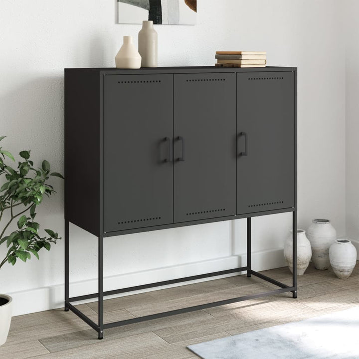 Högskåp 100,5X39X107 Cm Stål