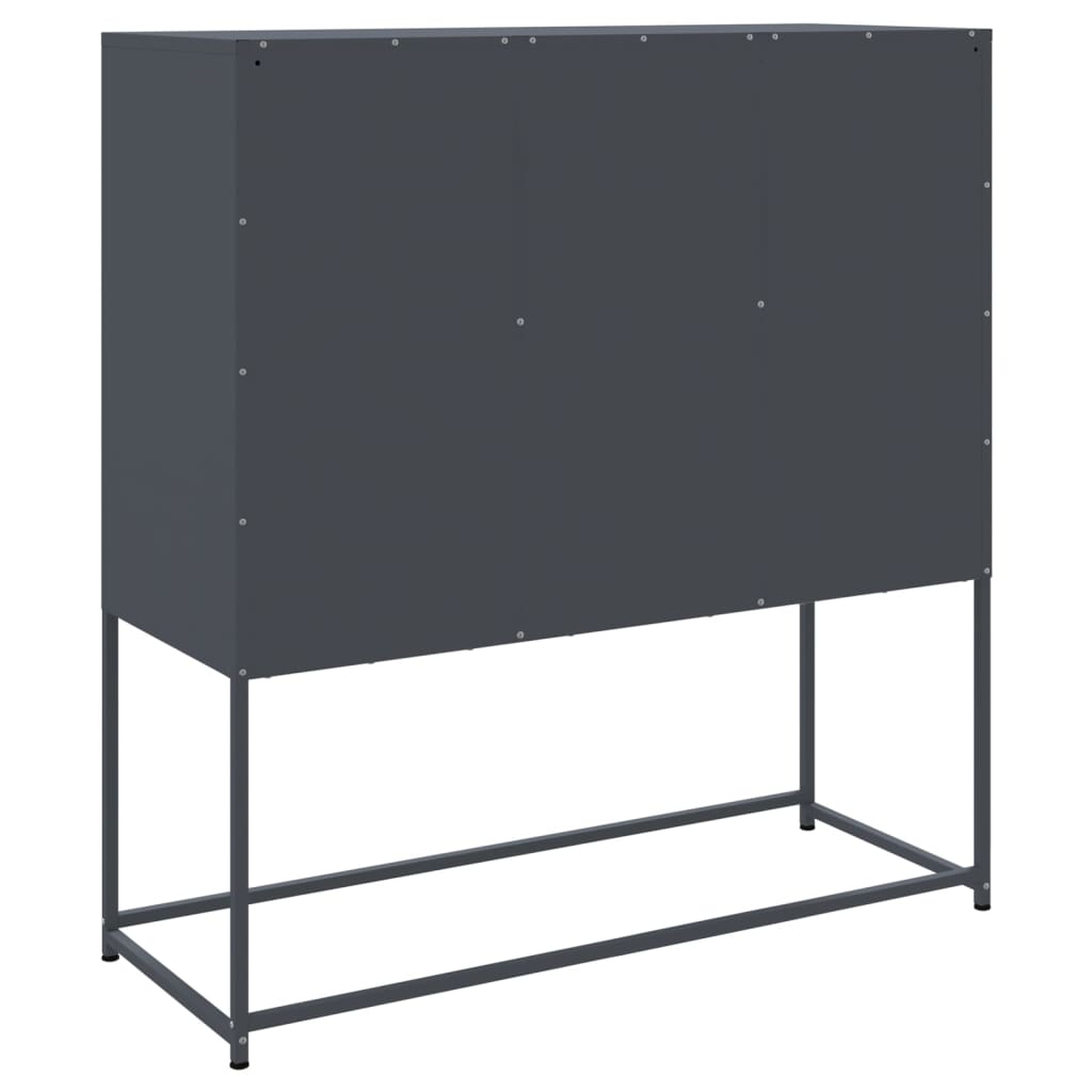 Högskåp 100,5X39X107 Cm Stål