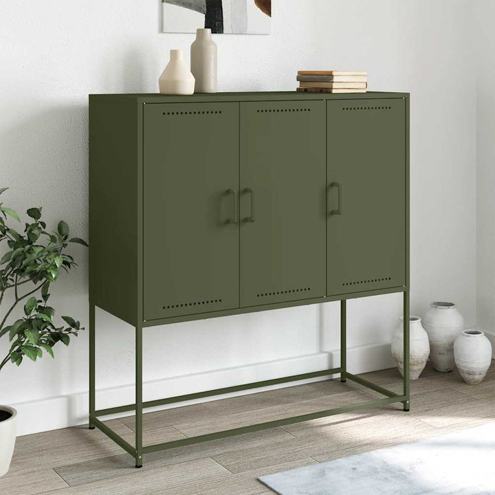 Högskåp 100,5X39X107 Cm Stål