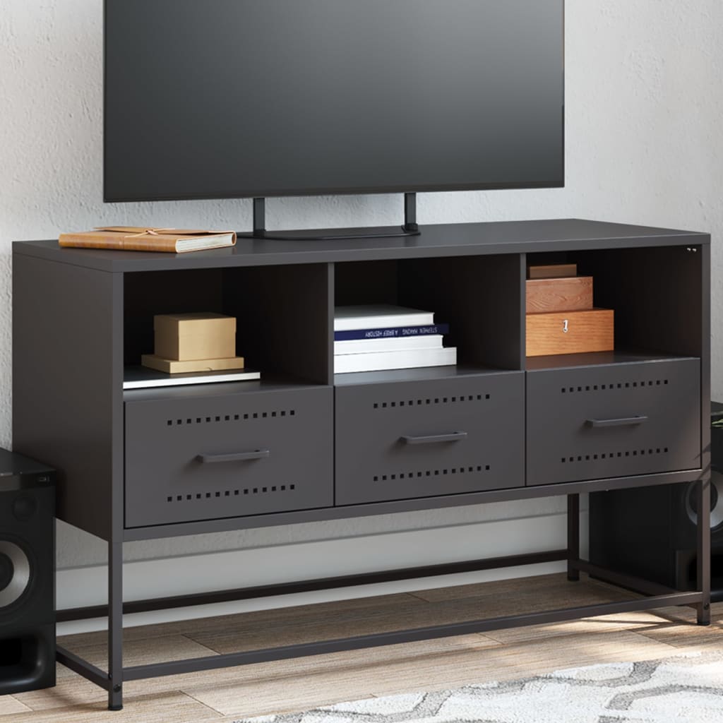 Tv-Skåp 100,5X39X60,5 Cm Stål