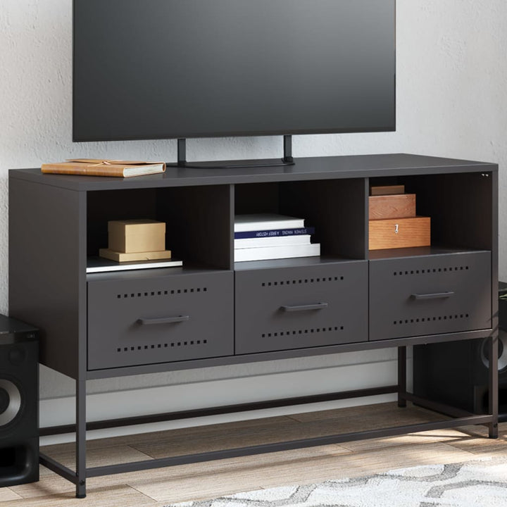 Tv-Skåp 100,5X39X60,5 Cm Stål