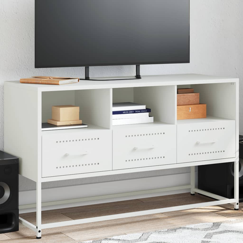Tv-Skåp 100,5X39X60,5 Cm Stål